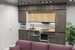 Кухонный гарнитур Сапфир 2 экстра 3000 мм в Пыть-Яхе - pyt-yah.mebel-tymen.ru | фото