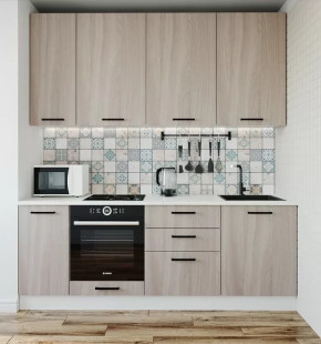 Кухонный гарнитур Шимо-2200 МДФ столешница 38 мм в Пыть-Яхе - pyt-yah.mebel-tymen.ru | фото