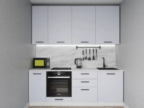 Кухонный гарнитур Смоки-2200 МДФ столешница 38 мм в Пыть-Яхе - pyt-yah.mebel-tymen.ru | фото