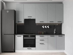 Кухонный гарнитур Смоки-2400 (верх 950мм) МДФ столешница 26 мм в Пыть-Яхе - pyt-yah.mebel-tymen.ru | фото