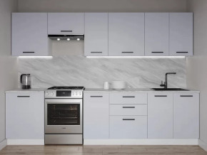 Кухонный гарнитур Смоки-3000 МДФ столешница 38 мм в Пыть-Яхе - pyt-yah.mebel-tymen.ru | фото