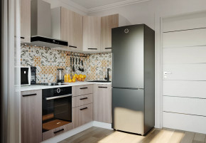 Кухонный гарнитур угловой Шимо 2200х1000 МДФ столешница 26 мм в Пыть-Яхе - pyt-yah.mebel-tymen.ru | фото