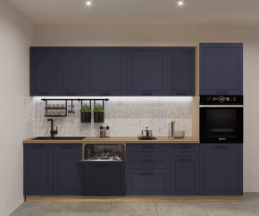 Кухонный прямой гарнитур арт.8, 3000 мм, Океания/Кристалл в Пыть-Яхе - pyt-yah.mebel-tymen.ru | фото