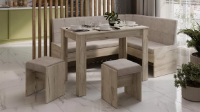 Кухонный уголок «Пекин» Дуб крафт серый, Микровелюр Duna Brilliant в Пыть-Яхе - pyt-yah.mebel-tymen.ru | фото