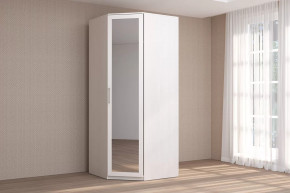 КЭТ-4 Шкаф угловой (1 дв.зерк.) (ш919*г919*в2200мм), МДФ бодега белая Диал в Пыть-Яхе - pyt-yah.mebel-tymen.ru | фото