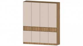 Ленора Шкаф 4х ств. Дуб вотан/Кашемир в Пыть-Яхе - pyt-yah.mebel-tymen.ru | фото