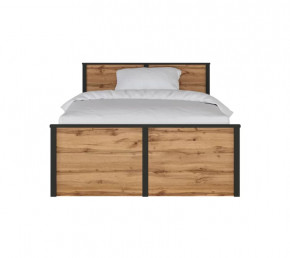 LOFT кровать LOZ120х200 (Дуб вотан/Черный) в Пыть-Яхе - pyt-yah.mebel-tymen.ru | фото