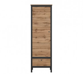 LOFT шкаф REG1D1S (Дуб вотан/Черный) в Пыть-Яхе - pyt-yah.mebel-tymen.ru | фото