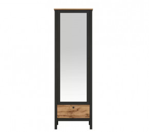 LOFT шкаф SZF1W1S/60 (Дуб вотан/Черный) в Пыть-Яхе - pyt-yah.mebel-tymen.ru | фото