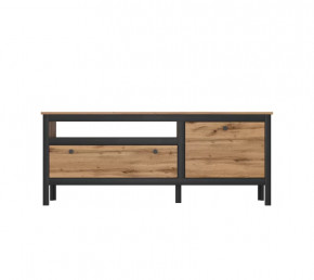 LOFT тумба RTV1D1S (Дуб вотан/Черный) в Пыть-Яхе - pyt-yah.mebel-tymen.ru | фото