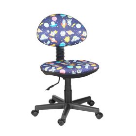 Кресло Логика  Т-59 (космос на синем) без подлокотников в Пыть-Яхе - pyt-yah.mebel-tymen.ru | фото