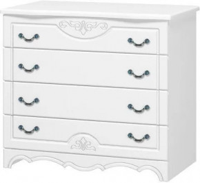 ЛОТОС ЛАК Комод 4 ящика Белый в Пыть-Яхе - pyt-yah.mebel-tymen.ru | фото