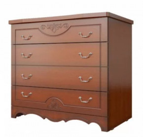 ЛОТОС ЛАК Комод 4 ящика Орех в Пыть-Яхе - pyt-yah.mebel-tymen.ru | фото