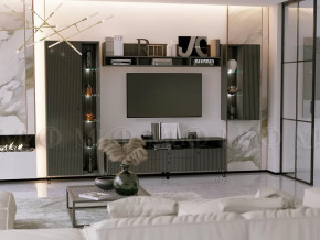 Модульная гостиная Оливия Графит Софт в Пыть-Яхе - pyt-yah.mebel-tymen.ru | фото