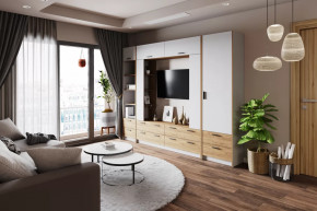 Модульная гостиная Оттавия Белый в Пыть-Яхе - pyt-yah.mebel-tymen.ru | фото