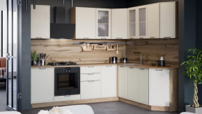 Модульная кухня «Белладжио» Дуб Крафт золотой, Софт панакота в Пыть-Яхе - pyt-yah.mebel-tymen.ru | фото