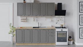 Модульная кухня «Бьянка» Дуб крафт золотой/Дуб серый в Пыть-Яхе - pyt-yah.mebel-tymen.ru | фото