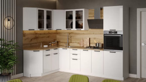 Модульная кухня «Детройт» Белый/Белый глянец в Пыть-Яхе - pyt-yah.mebel-tymen.ru | фото