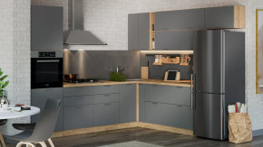 Модульная кухня «Габриэлла» Дуб крафт золотой/Титан в Пыть-Яхе - pyt-yah.mebel-tymen.ru | фото