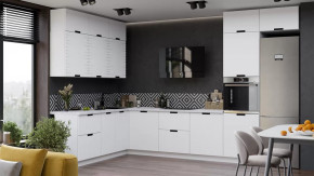 Модульная кухня «Гренада» Белый, Холст Белый в Пыть-Яхе - pyt-yah.mebel-tymen.ru | фото