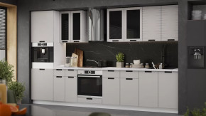 Модульная кухня «Гренада» Белый, Холст мокко в Пыть-Яхе - pyt-yah.mebel-tymen.ru | фото