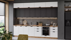 Модульная кухня «Гренада» Дуб Крафт золотой, Холст Вулкан, Холст Белый в Пыть-Яхе - pyt-yah.mebel-tymen.ru | фото