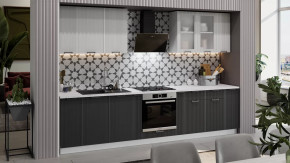 Модульная кухня «Кимберли» Белый, Сноу, Титан в Пыть-Яхе - pyt-yah.mebel-tymen.ru | фото