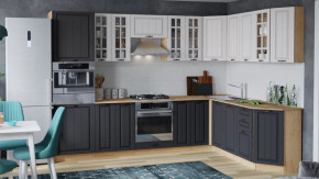 Модульная кухня «Лина» Дуб крафт золотой/Графит в Пыть-Яхе - pyt-yah.mebel-tymen.ru | фото