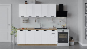 Модульная кухня «Лорас» Дуб крафт золотой/Холст белый в Пыть-Яхе - pyt-yah.mebel-tymen.ru | фото