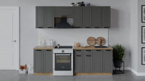 Модульная кухня «Лорас» Дуб крафт золотой/Холст вулкан в Пыть-Яхе - pyt-yah.mebel-tymen.ru | фото