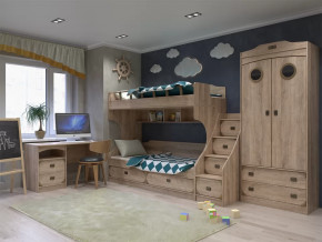 Модульная подростковая Мираж-1 Дуб баррик в Пыть-Яхе - pyt-yah.mebel-tymen.ru | фото