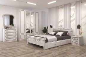 Модульная спальня Лакированный белый жемчуг в Пыть-Яхе - pyt-yah.mebel-tymen.ru | фото