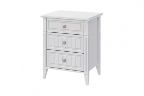Мэгги Тумба прикроватная 3 ящика Белый в Пыть-Яхе - pyt-yah.mebel-tymen.ru | фото