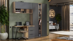 Набор детской мебели «Порто» №9 Яблоня Беллуно, Графит софт в Пыть-Яхе - pyt-yah.mebel-tymen.ru | фото