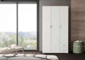 НЕЛЬСОН ШК-01 Шкаф (ш1200*г500*в2200мм), ЛДСП Дуб крафт белый в Пыть-Яхе - pyt-yah.mebel-tymen.ru | фото