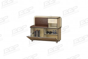 Обувница №2 МС прихожая Феликс ЛДСП (венгебелфорт) в Пыть-Яхе - pyt-yah.mebel-tymen.ru | фото