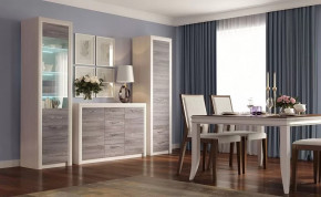 ОКТАВА ГОСТИНАЯ №ДКХ-2 (1С2Я, 2С4Я, пенал 1В1С) дуб клабхаус серый в Пыть-Яхе - pyt-yah.mebel-tymen.ru | фото