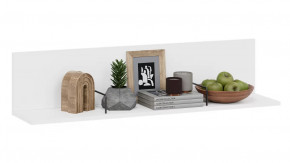 Полка настенная «Тиффани» (1092) Тип 2 Белый снег в Пыть-Яхе - pyt-yah.mebel-tymen.ru | фото