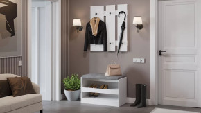 Прихожая «Агата» №1 Белый в Пыть-Яхе - pyt-yah.mebel-tymen.ru | фото