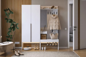 Прихожая Баско К1 белое дерево в Пыть-Яхе - pyt-yah.mebel-tymen.ru | фото