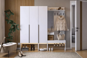 Прихожая Баско К11 белое дерево в Пыть-Яхе - pyt-yah.mebel-tymen.ru | фото