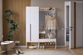 Прихожая Баско К2 белое дерево в Пыть-Яхе - pyt-yah.mebel-tymen.ru | фото