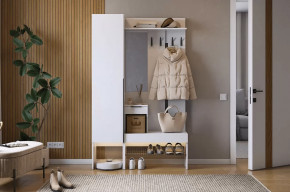 Прихожая Баско К3 белое дерево в Пыть-Яхе - pyt-yah.mebel-tymen.ru | фото