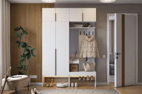 Прихожая Баско К5 белое дерево в Пыть-Яхе - pyt-yah.mebel-tymen.ru | фото