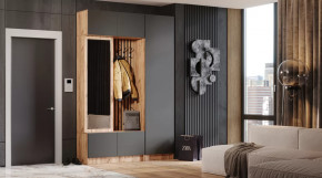 Прихожая Бавария Дуб вотан/графит в Пыть-Яхе - pyt-yah.mebel-tymen.ru | фото