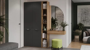 Прихожая «Глосс» №1 Яблоня Беллуно, Стекло Графит матовый в Пыть-Яхе - pyt-yah.mebel-tymen.ru | фото