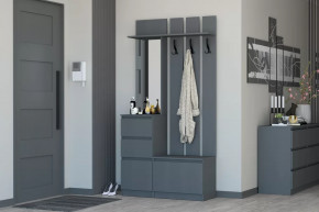 Прихожая Хилтон Графит в Пыть-Яхе - pyt-yah.mebel-tymen.ru | фото