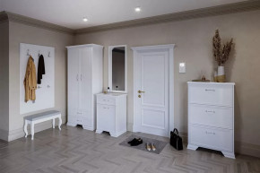 Прихожая модульная Грация Белая в Пыть-Яхе - pyt-yah.mebel-tymen.ru | фото