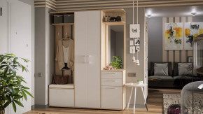 Прихожая «Витра» Дуб сонома/Белый ясень в Пыть-Яхе - pyt-yah.mebel-tymen.ru | фото