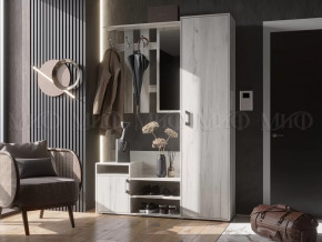 Прихожая Визит Дуб Крафт Белый в Пыть-Яхе - pyt-yah.mebel-tymen.ru | фото